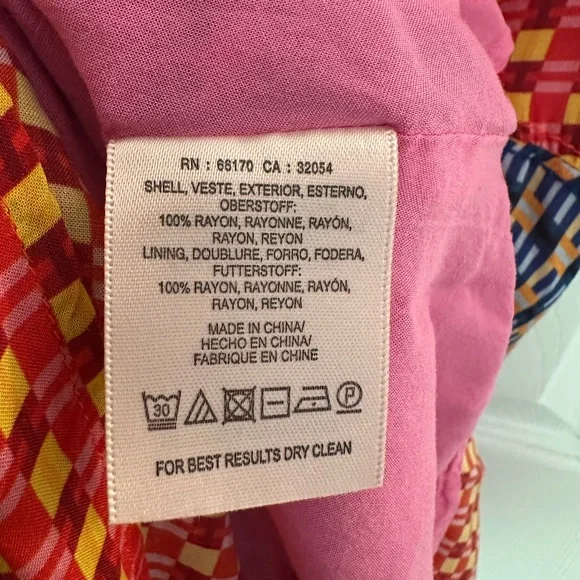 Maeve Anthropologie Women’s 6 Vivienne Maxi Midi Colorful Dress Sleeveless Boho - Picture 14 of 14